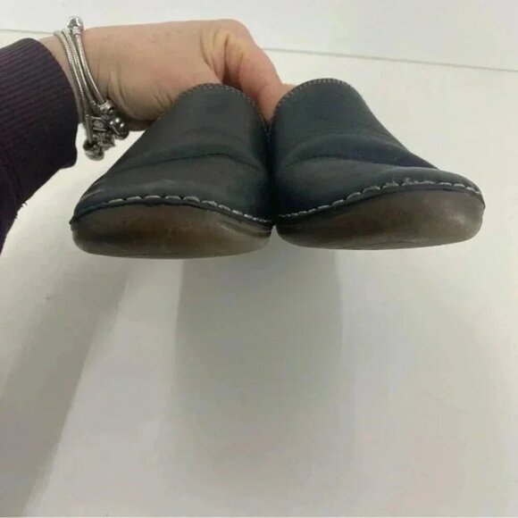 Naturalizer Women Karah Black Leather Slip On Loafer Shoes Size 6.5W - Picture 6 of 13